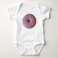 Donut rosado con rociadores