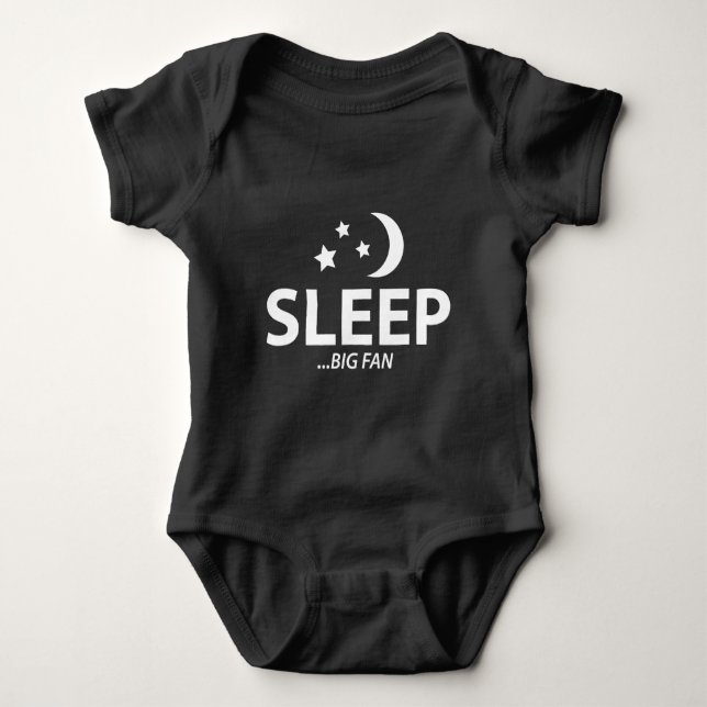 BODY PARA BEBÉ DORMIR... GRAN FAN (Anverso)