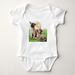 Body Para Bebé Dos cachorros de pastor alemanes