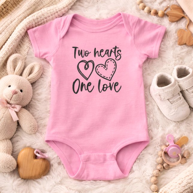 Body Para Bebé Dos Corazones Un Amor  (Subido por el creador)