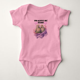 Body Para Bebé Dos+Corazones+Uno+Rama+Toddler+Tee