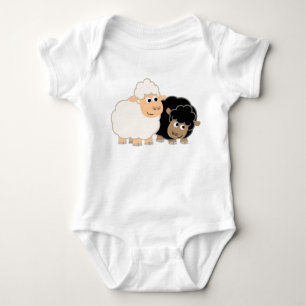 Body Para Bebé Dos cucharadas de Personalizado de oveja bebé cre