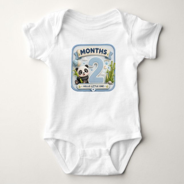 Body Para Bebé Dos Meses de Maravilla  (Anverso)