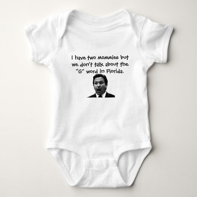 Body Para Bebé Dos momias Baby Bodysuit Una Pieza (Anverso)