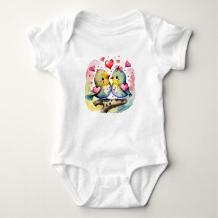 Body Para Bebé Dos pájaros adorables