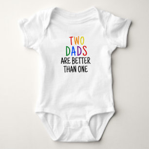 Body Para Bebé Dos papás son mejor que un Orgullo