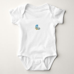 Body Para Bebé Dot, Sherpa Blue, Golden Sand Design