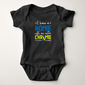 Body Para Bebé Down Syndrome Awareness For Friend Homie Down Syn