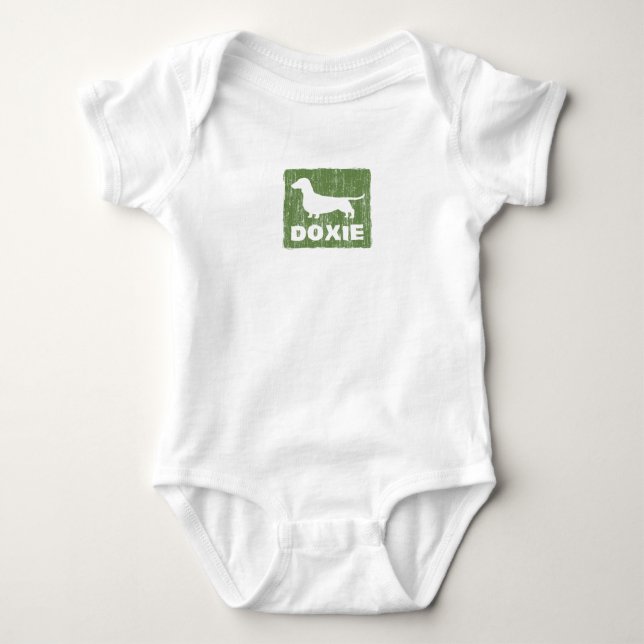 Body Para Bebé Doxie (Anverso)