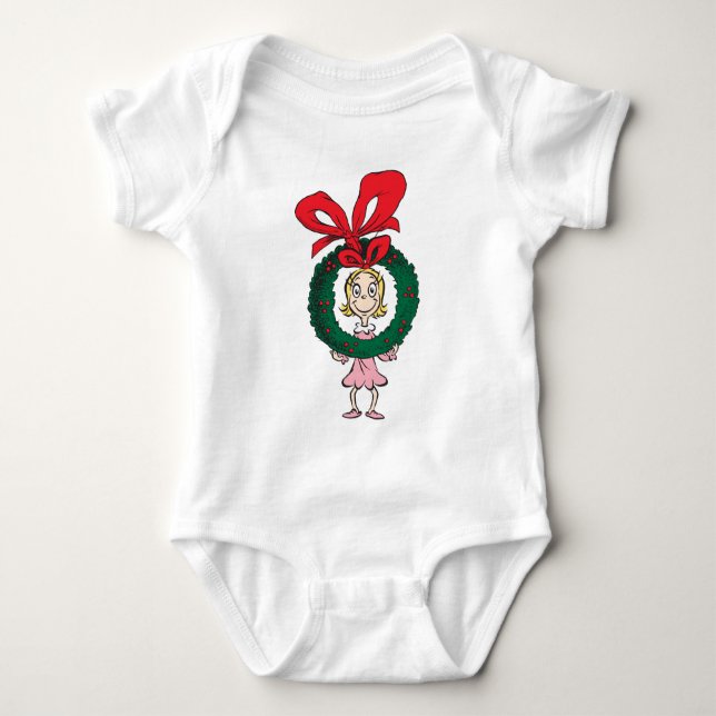 Body Para Bebé Dr. Seuss | Cindy-Lou Who - Corona (Anverso)