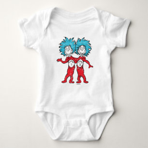 Body Para Bebé Dr. Seuss   Cosa 1, Cosa 2 Sentados