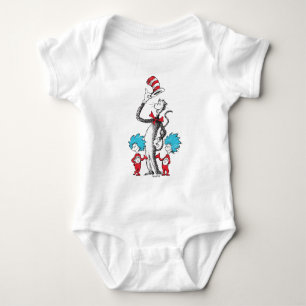Body Para Bebé Dr. Seuss Gato en el sombrero, Cosa Uno y Cosa D