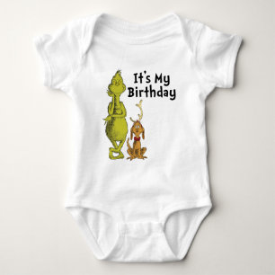 Body Para Bebé Dr. Seuss Grinch Winthday Birthday
