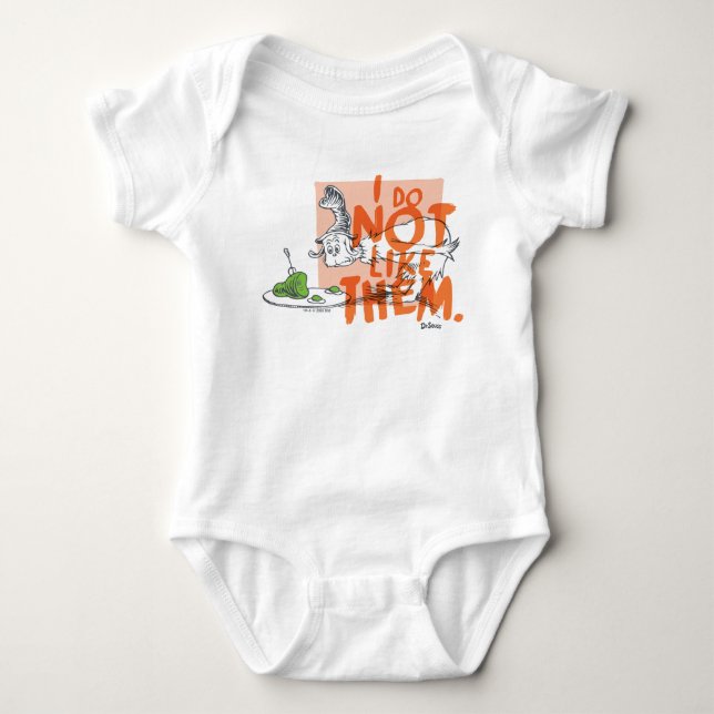 Body Para Bebé Dr. Seuss Guy-Am-I "No Me Gustan" (Anverso)