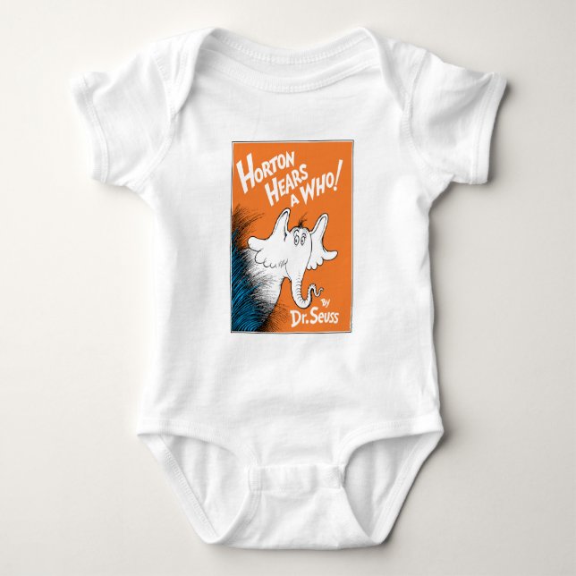 Body Para Bebé Dr. Seuss | Horton escucha a Quién el libro (Anverso)