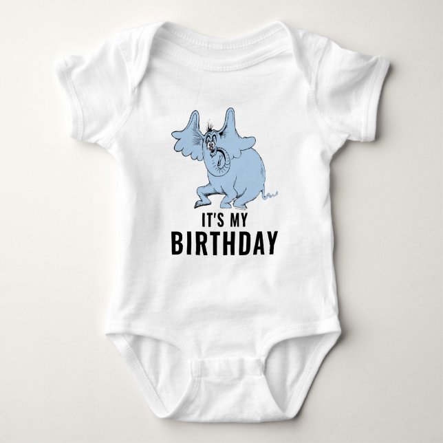 Body Para Bebé Dr. Seuss - Personajes | Cumpleaños de niños (Anverso)