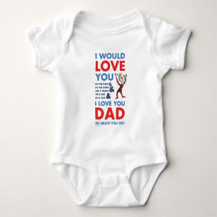 Body Para Bebé Dr. Seuss Te amo papá tanto que ya ves