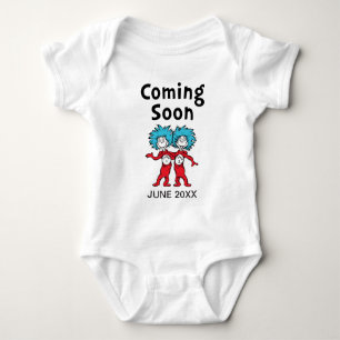 Body Para Bebé Dr. Seuss Thing One Thing Two Twins   Próximamente