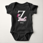 Body Para Bebé Dr. Seuss's ABC: Letter Z - White | Add Your Name<br><div class="desc">This Dr. Seuss ABC: Letter Z design is the perfect gift for a baby shower or your child's first or second birthday.  Personalize this design by adding your child's name or by changing the background color on the product.</div>