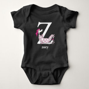 Body Para Bebé Dr. Seuss's ABC: Letter Z - White   Add Your Name