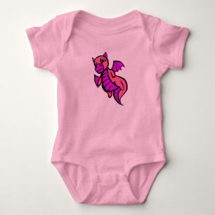Body Para Bebé Dragón bebé rosado
