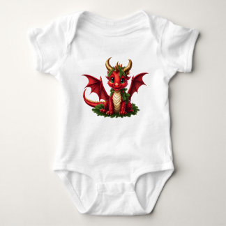 Body Para Bebé Dragón de los Navidades pequeños