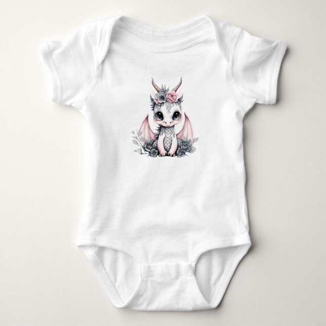 Body Para Bebé Dragón Infantil de una pieza (Anverso)