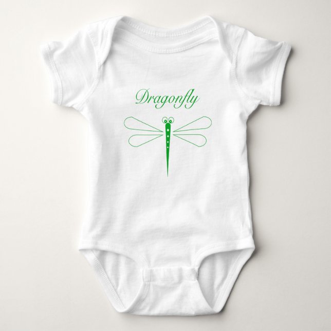 Body Para Bebé Dragonfly - Camiseta para niños blancos (Anverso)