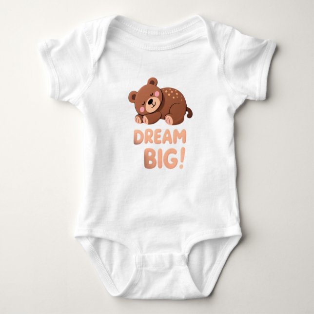 Body Para Bebé Dream Big Baby Bodysuit (Anverso)