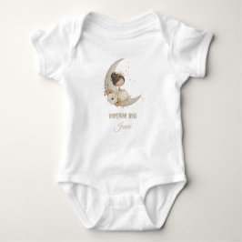 Body Para Bebé Dream Big Fairy Moon Child - Nombre personalizado