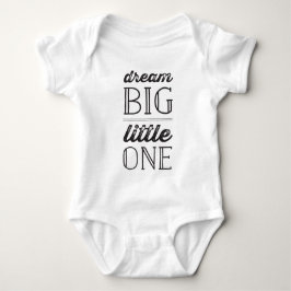 Body Para Bebé Dream Big Little One Neutral Kids Baby T shirt
