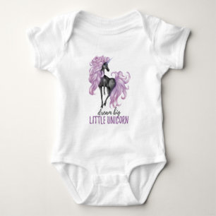 Body Para Bebé Dream Big Little Unicorn