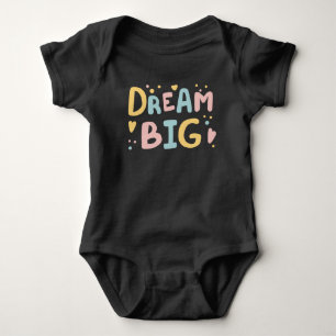 Body Para Bebé Dream Big Pastel Hearts