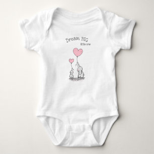 Body Para Bebé Dream Big Personalized Baby Bodysuit