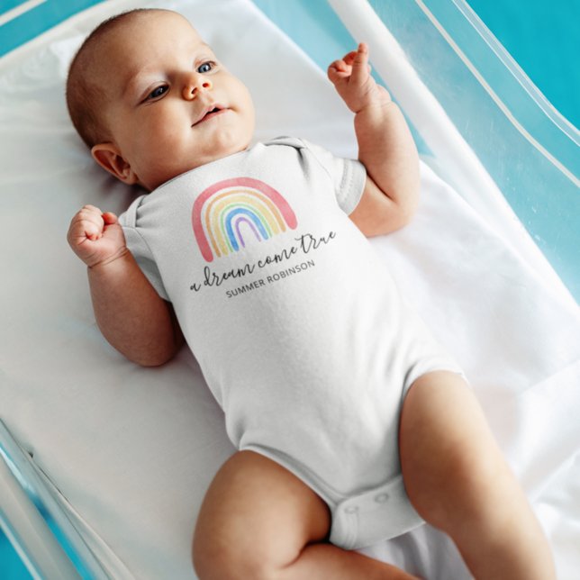 Body Para Bebé Dream Come True Rainbow Baby (Subido por el creador)