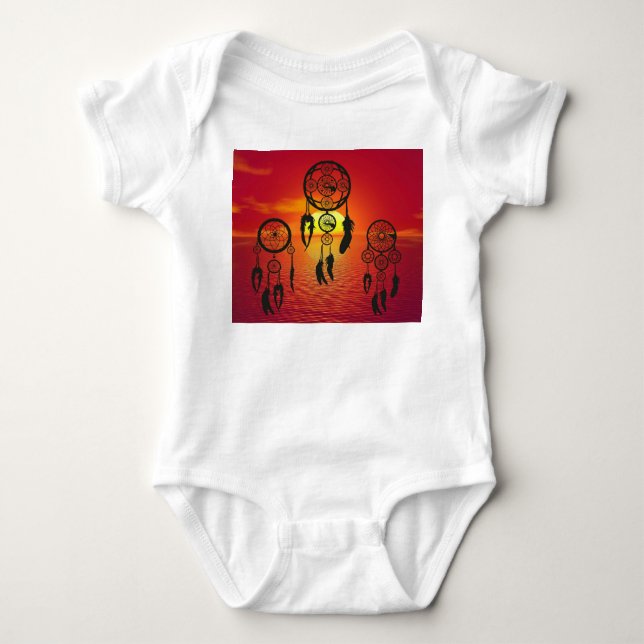 Body Para Bebé Dreamcatcher Sunset (Anverso)