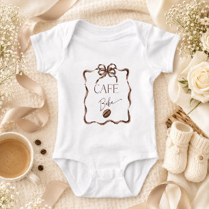 Body Para Bebé Ducha de Bebé Café Bebe