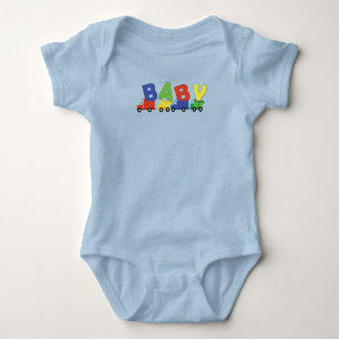 Body Para Bebé Ducha de bebé de camión de construcción