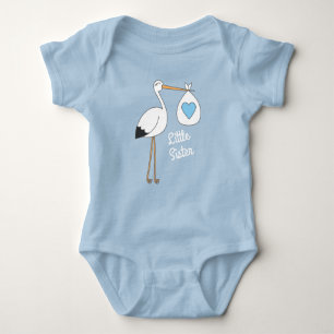 Body Para Bebé Ducha de Bebé Niño Azul Cigüeña