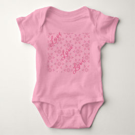 Body Para Bebé Ducha de Bebé Rosa Bella Bebé Niña FlorPattern
