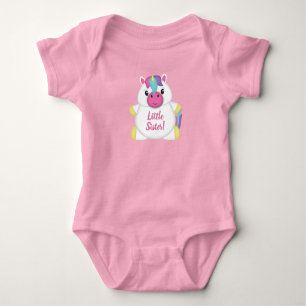 Body Para Bebé Ducha de Bebé Unicornio Rosa