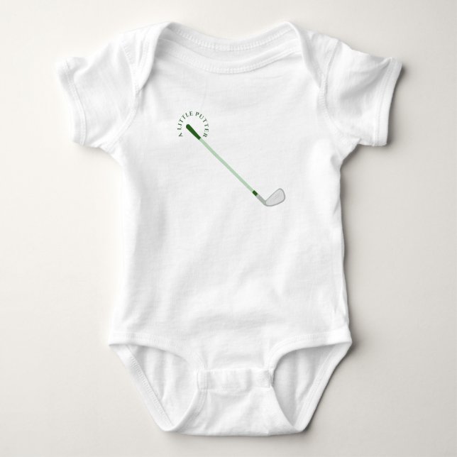 Body Para Bebé Ducha infantil de golf moderna (Anverso)