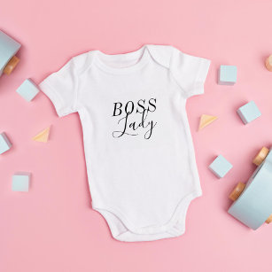 Body Para Bebé Ducha personalizada de Boss Lady
