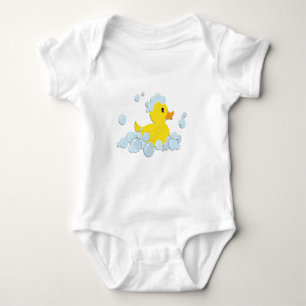 Body Para Bebé Ducky de goma en burbujas