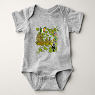 Body Para Bebé Duende Afortunado y su Castillo Irlandés