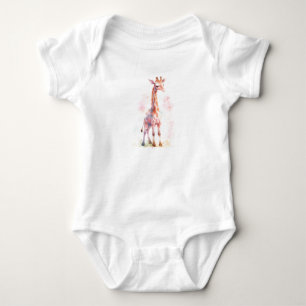 Body Para Bebé Dulce bebé Giraffe, zoológico animal