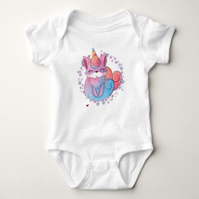 Body Para Bebé Dulce Chica Personalizado Baby Bodysuit (Anverso)