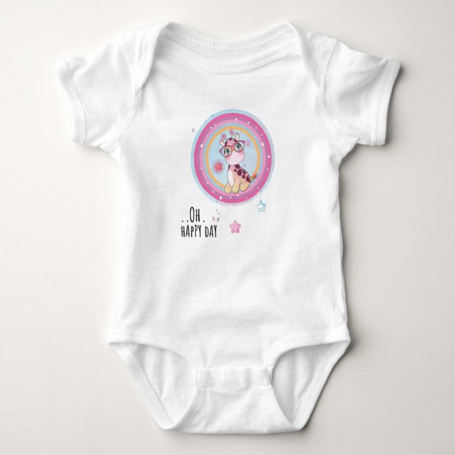 Body Para Bebé Dulce Chica Personalizado Baby Bodysuit (Anverso)