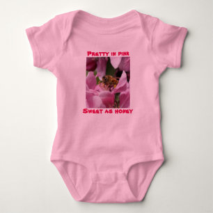 Body Para Bebé Dulce como miel con abeja y crema de manzana