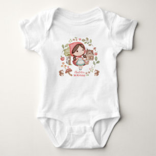 Body Para Bebé Dulce Cumpleaños Caprichoso de Caperucita Roja